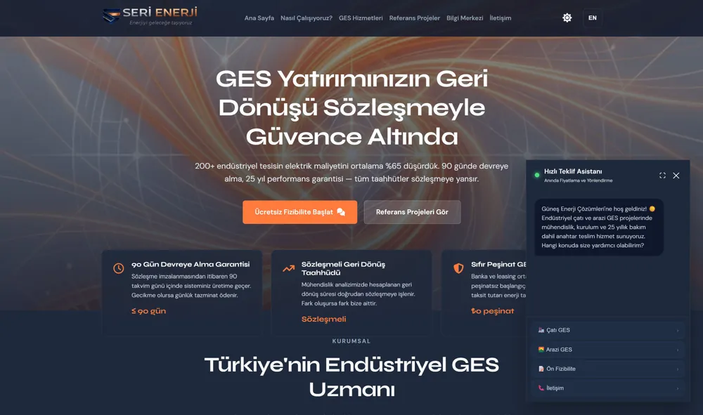 Güneş Enerjisi Çözümleri
